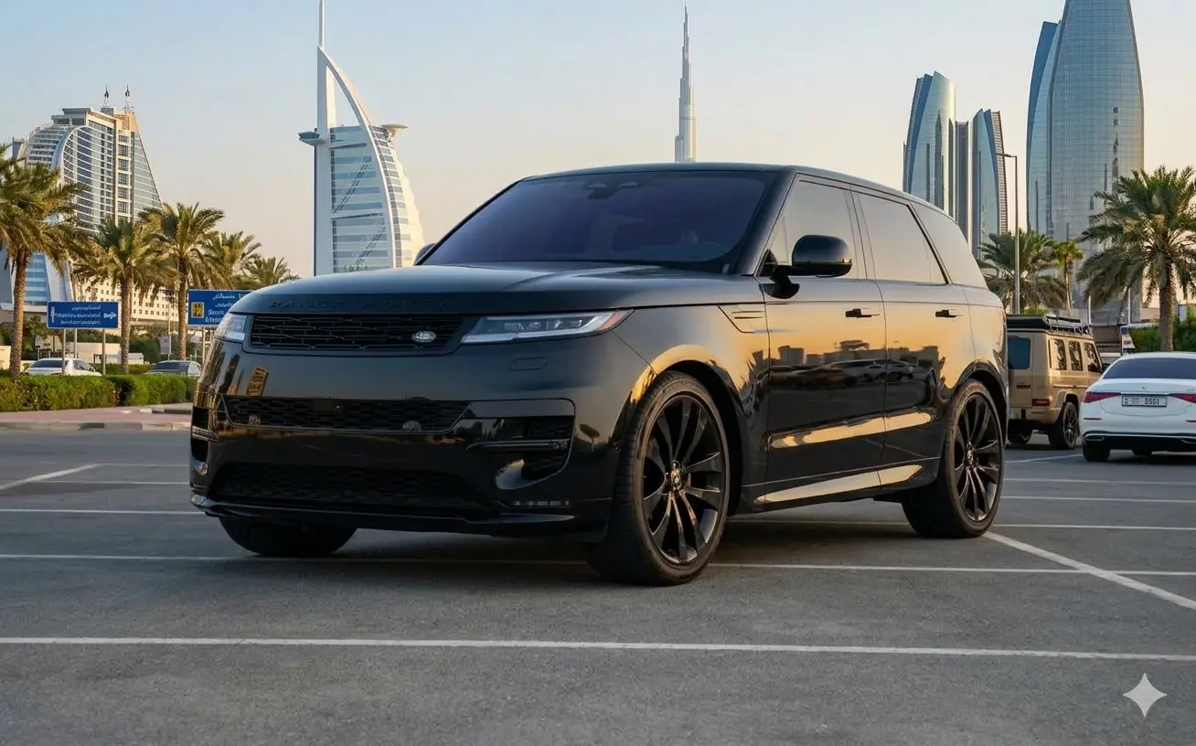 Range Rover chauffeur hire Dubai